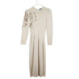 Pat Sandler for Bullocks Wilshire Women's Vintage Asymmetrical Knit Dress - 6